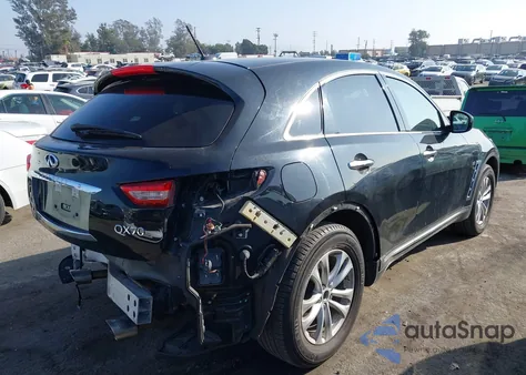 2015 Infiniti Qx70 из США, поврежденный, VIN JN8CS1MUXFM381615